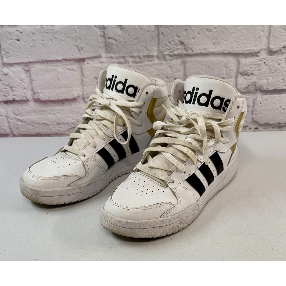 Adidas Entrap Mid 'White Gold Metallic' FY4284 Men's Basketball Shoes SZ 11.5